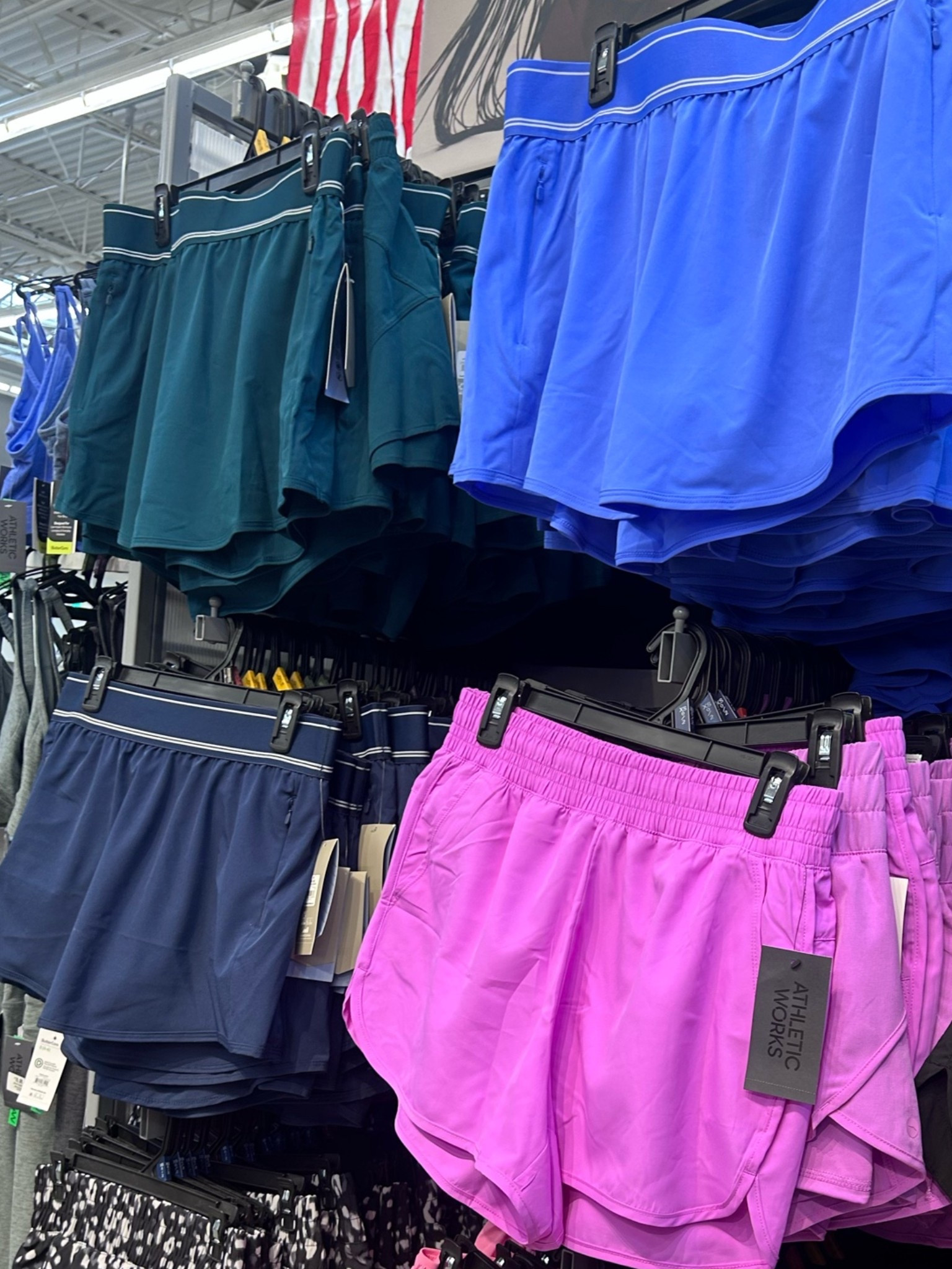 Athletic works running shorts from Walmart 💙