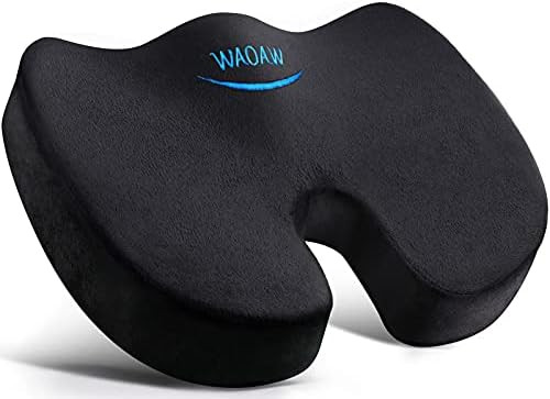WAOAW Seat Cushion, Office Chair Cushions Butt Pillow for Long Sitting, Memory Foam Chair Pad for... | Amazon (US)