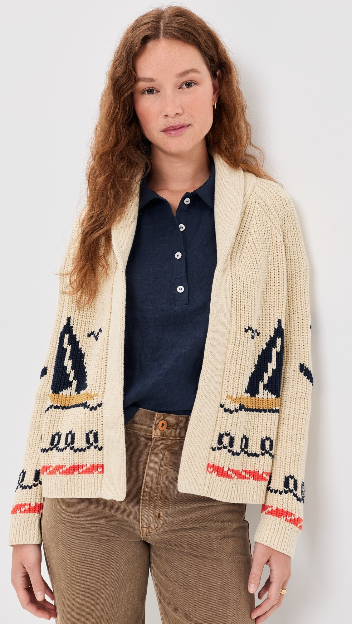 The Sailboat Lodge Cardigan | Shopbop