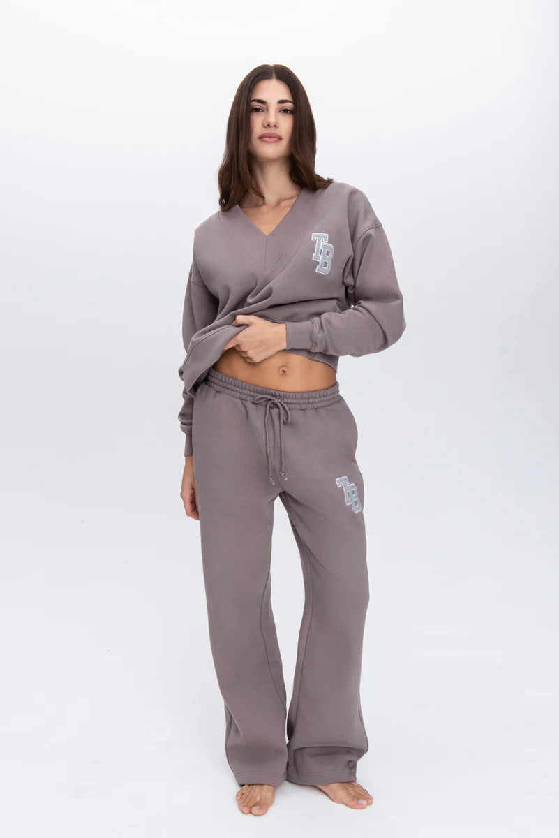 ARLO WIDE LEG SWEATPANTS CINDER/GREY | The Bar