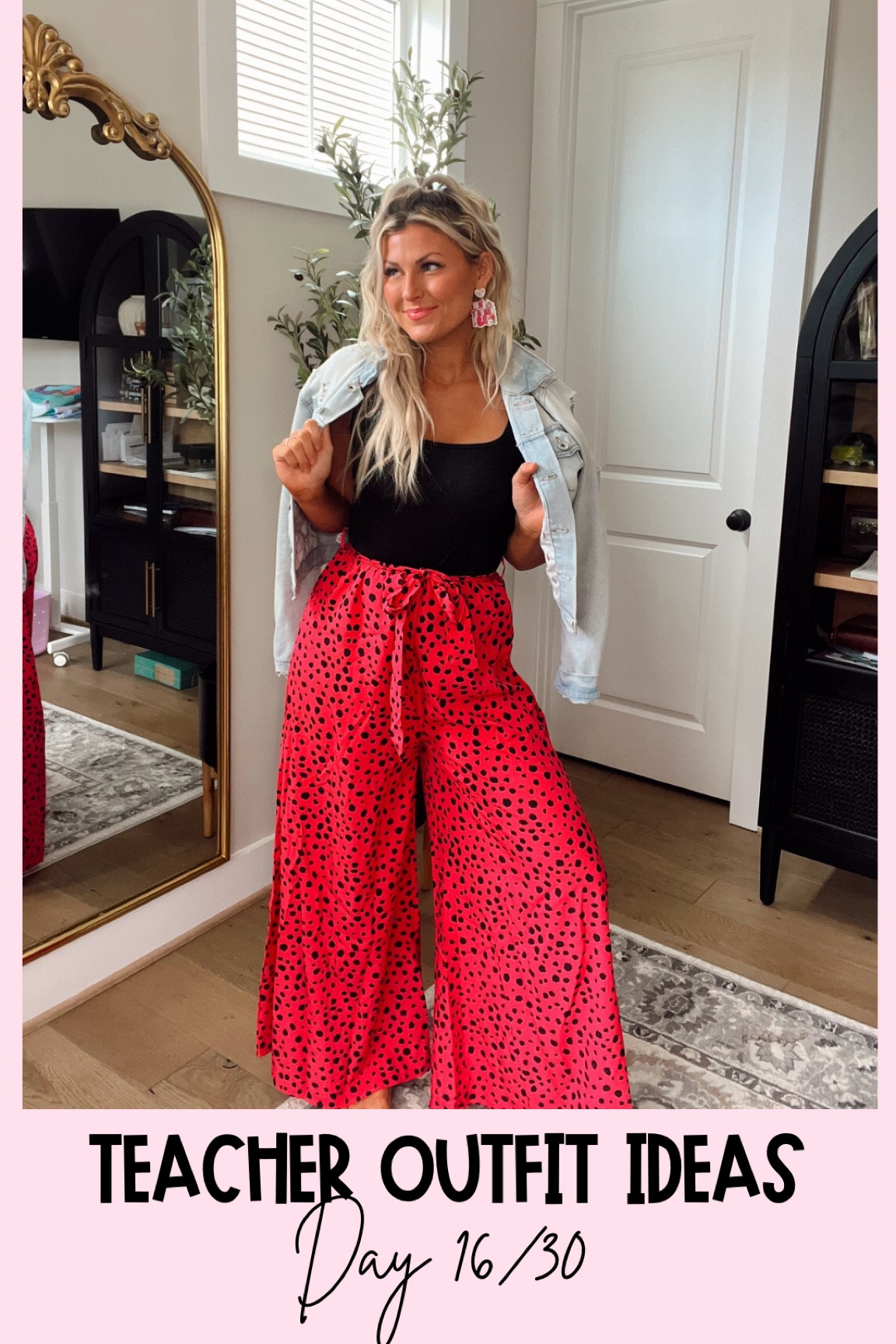 Teacher outfit ideas day 16/30🩷✨ 
Jumpsuit size M 


#LTKStyleTip #LTKSeasonal #LTKFindsUnder50