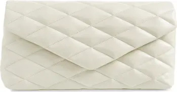 Sade Leather Puffer Clutch | Nordstrom