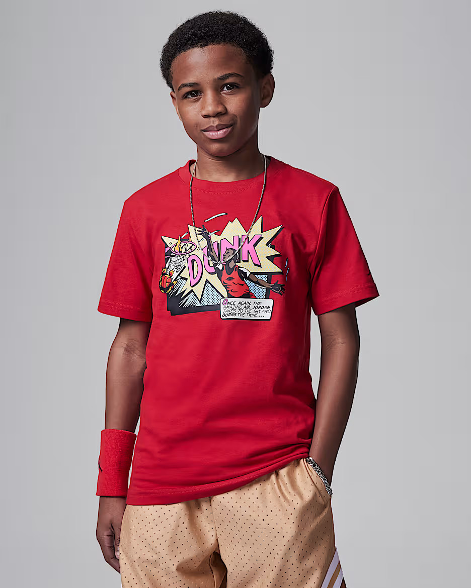 Big Kids' Dunk Comics T-Shirt | Nike (US)