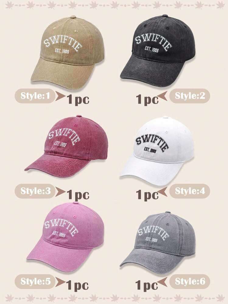 TAYLOR SWIFT Baseball Cap Adjustable 3D Embroidered TS Cap Singer Concert Cap Music Gift For Wome... | SHEIN