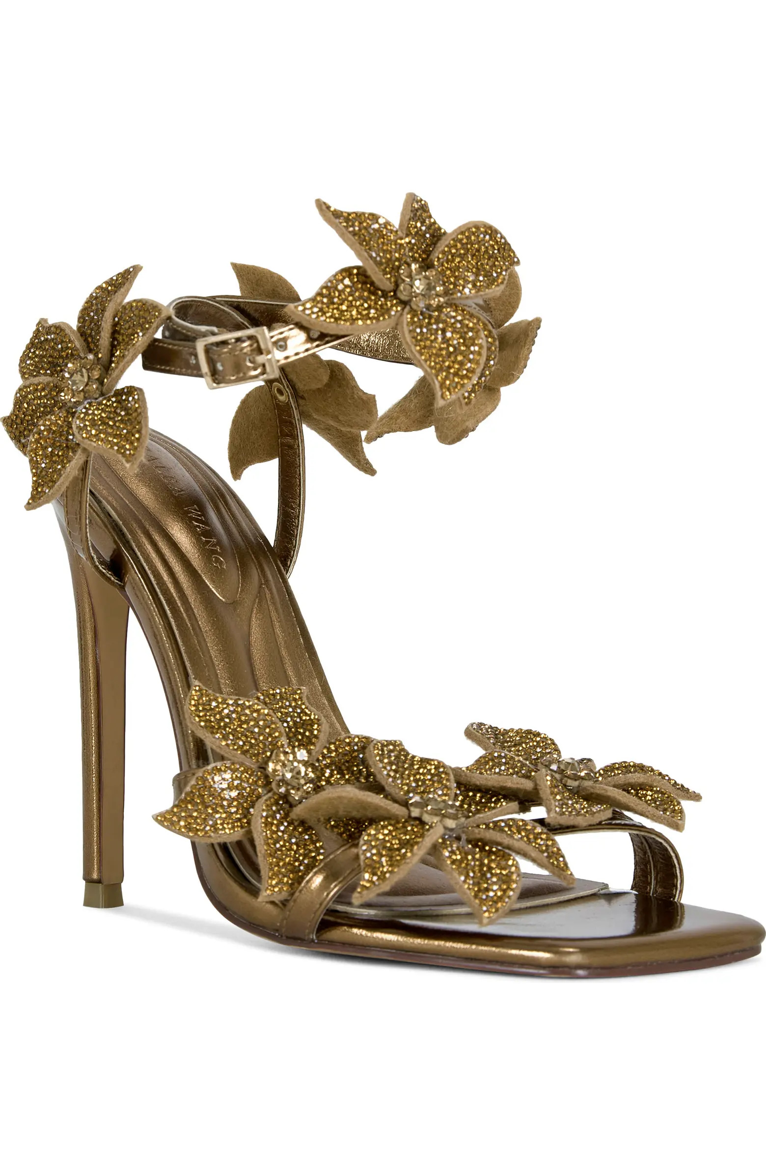 Romi Floral Ankle Strap Sandal (Women) | Nordstrom