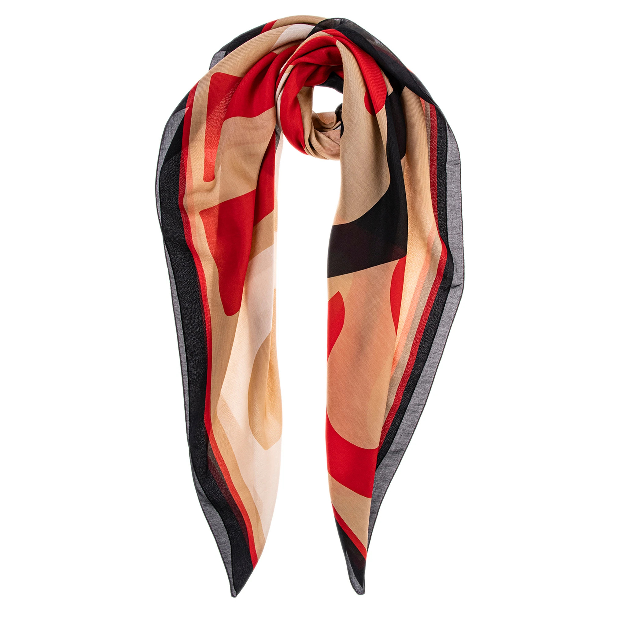 Burberry Text Print Scarf | Overstock