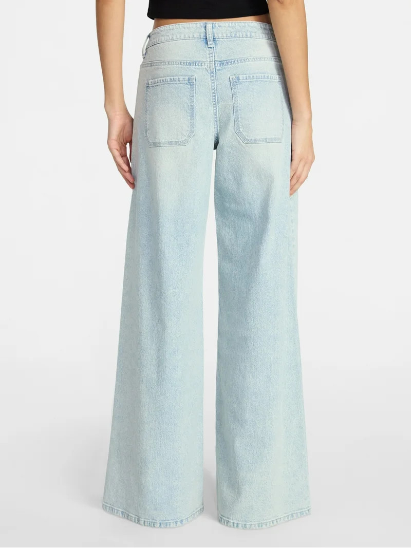 No Boundaries Extra Baggy Jeans, 32" Inseam, Women's 00-18 | Walmart (US)