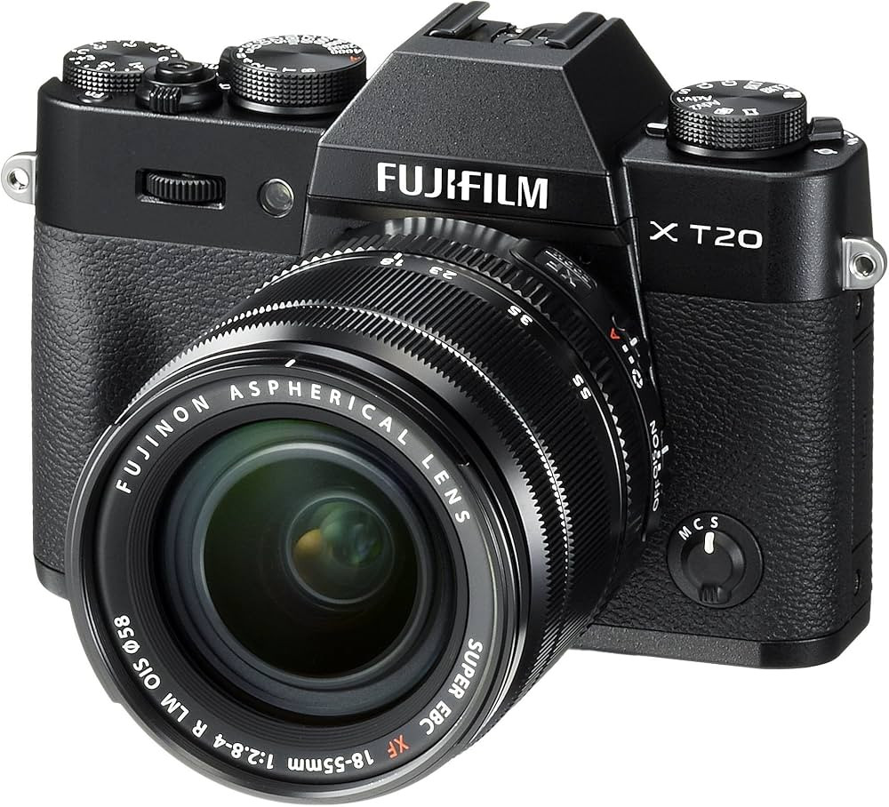 Fujifilm X-T20 Mirrorless Digital Camera w/XF18-55mmF2.8-4.0 R LM OIS Lens-Black | Amazon (US)