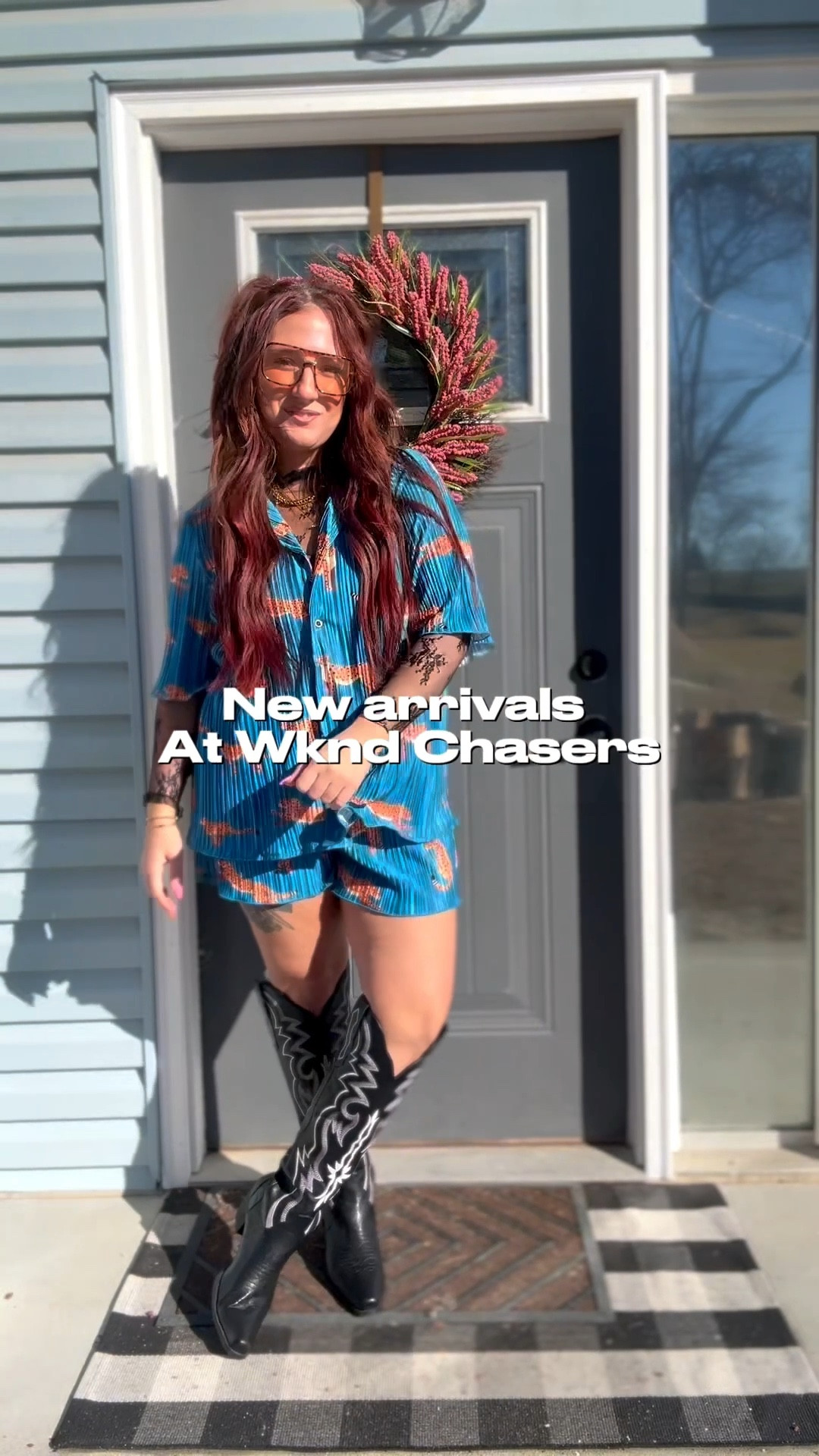 New arrivals at Wknd Chasers 👀🐆 
Wearing a L in both, code KARADOOLEY saves you❤️‍🔥

#LTKootd #LTKMidsize