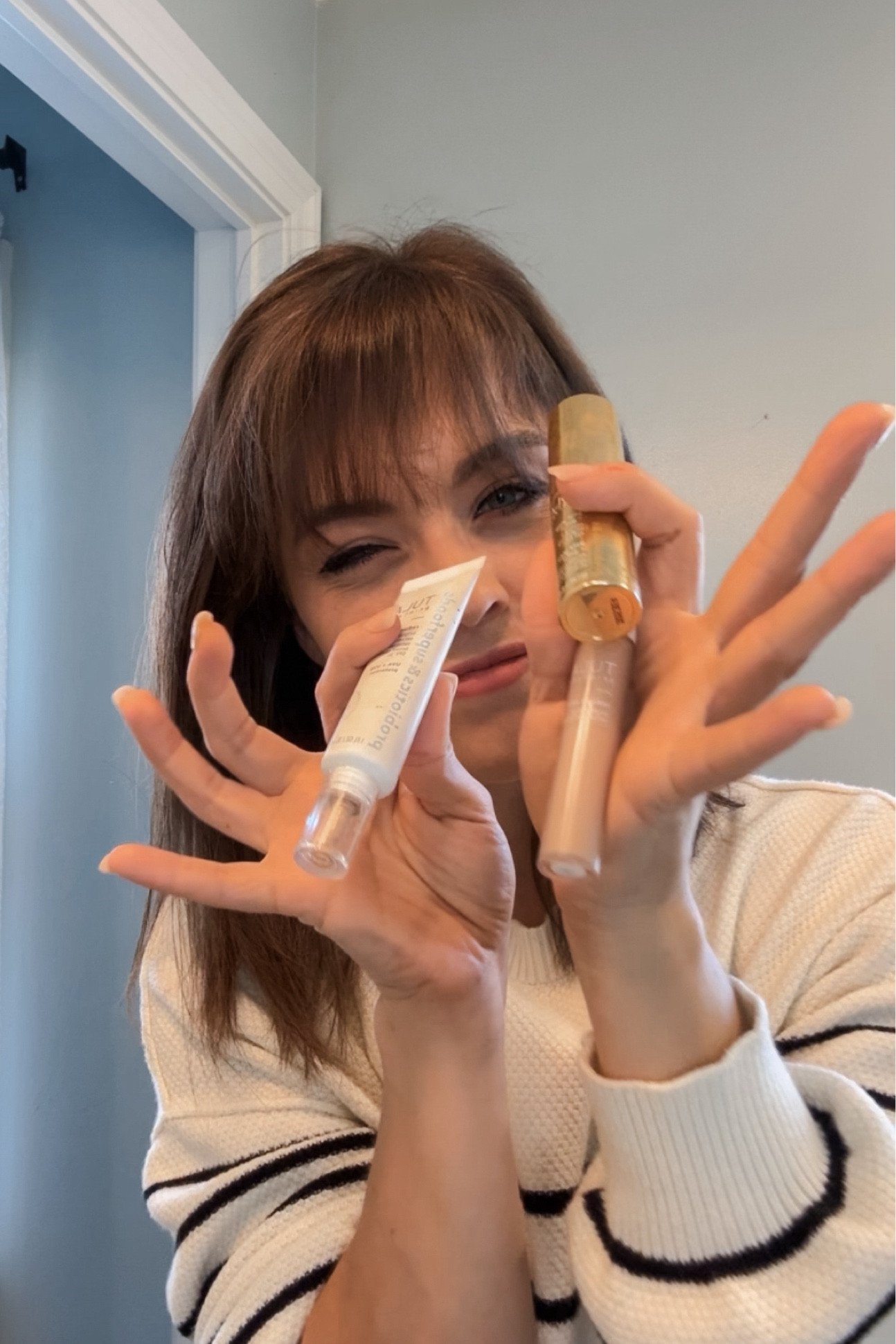 My top 3 Tula products for busy moms. Skin Tint SPF, brightening serum concealer, and gold glow ‘n get it eye balm

Use code APOPOFYOU for 15% off

#LTKfindsunder50 #LTKitbag #LTKbeauty