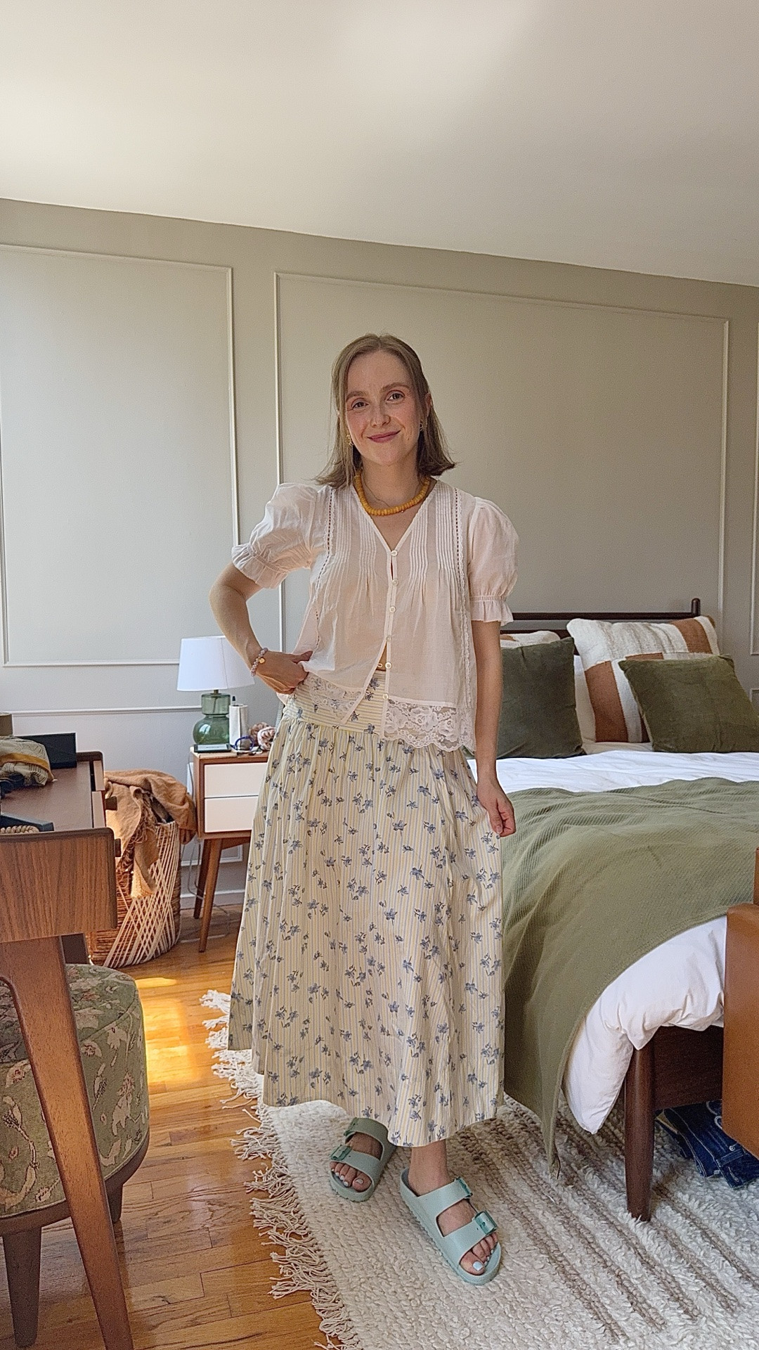 Cotton mix and match pieces form Abercrombie xs skirt  and xs cotton eyelet blouse

#LTKootd #LTKSaleAlert #LTKPetite