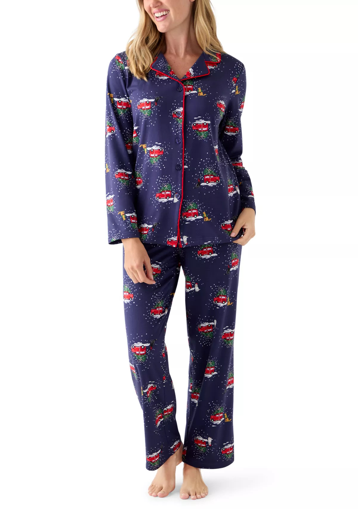 Women's Holiday Heritage Notch Pajama Set | Belk