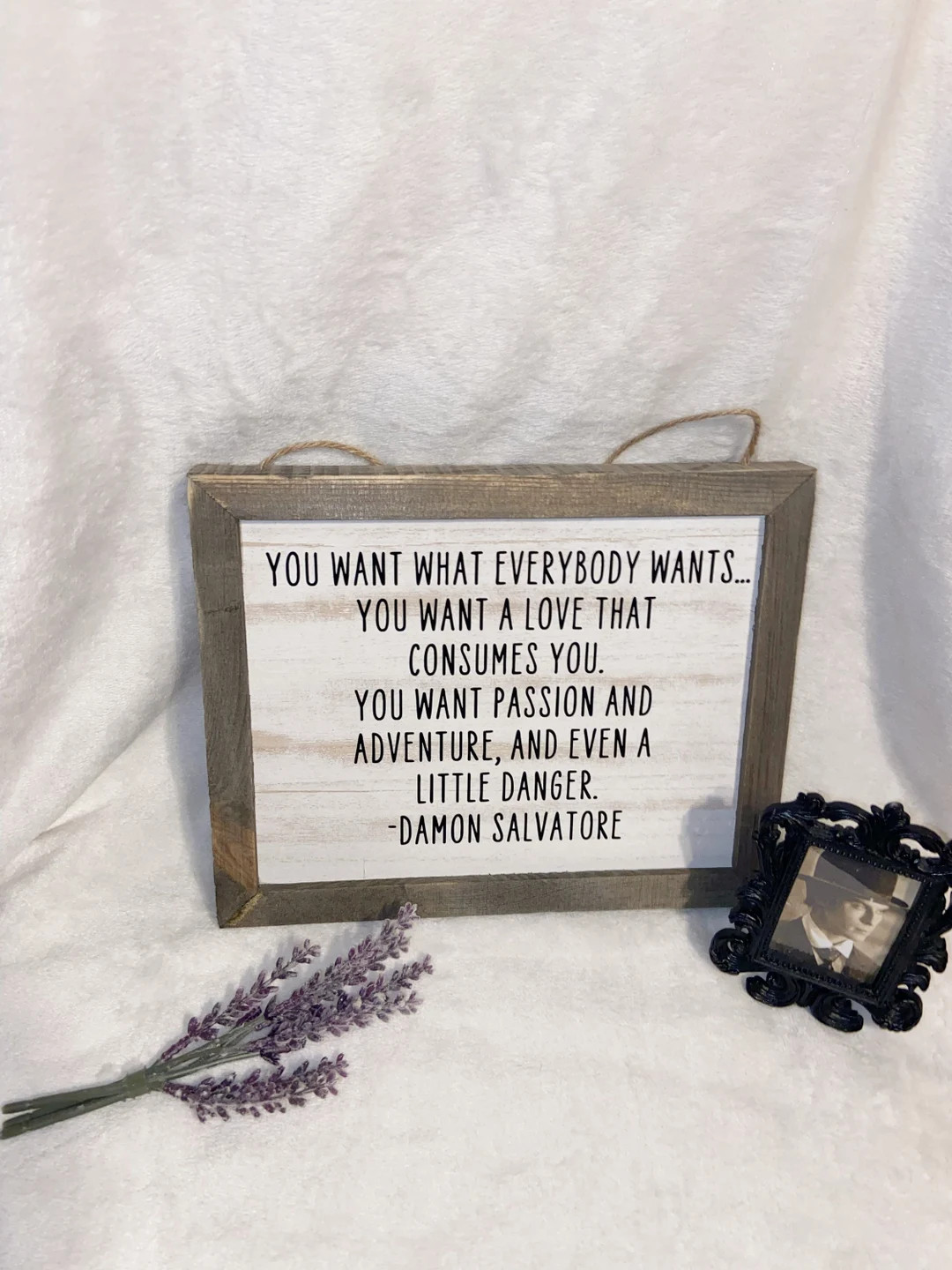 Damon Salvatore Sign, Damon Salvatore Merch, Mystic Falls Sign, Damon Salvatore Quotes, Vervain S... | Etsy (US)