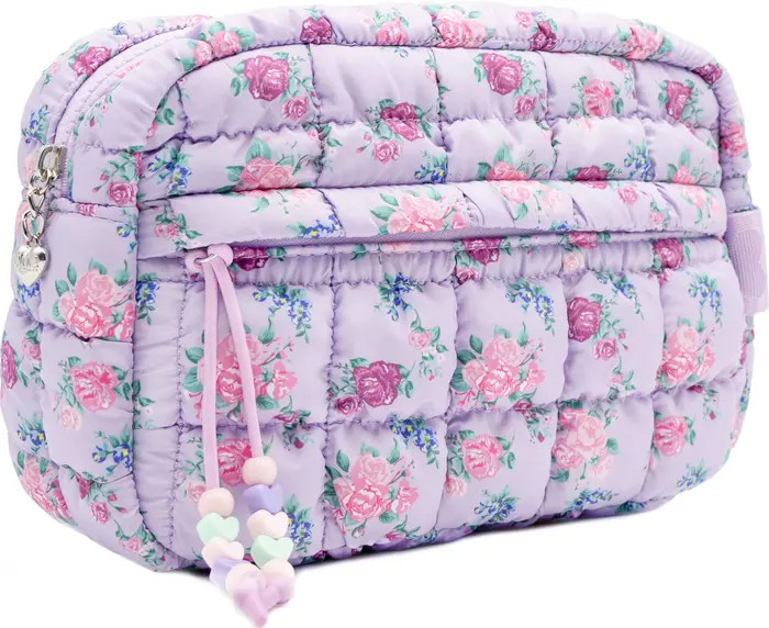 Kids' Floral Print Scrunch Pouch | Nordstrom