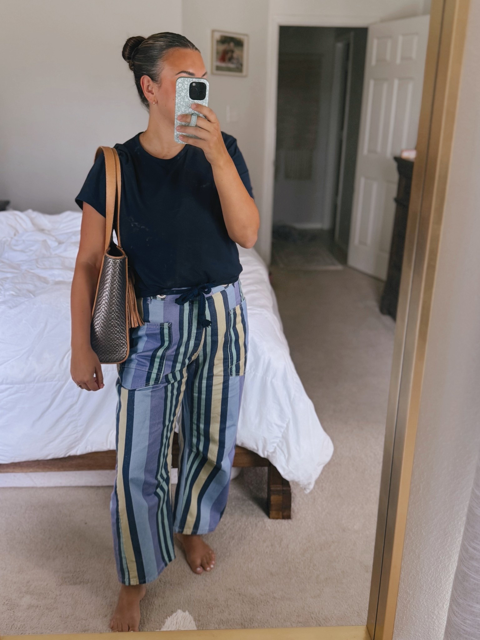 Church outfit 

Free people pants - wearing a large 
Athleta tee - a closet staple!
Consuela tote 
Loopy phone case - texasskye is my discount code 

#LTKMidsize #LTKFindsUnder100 #LTKOver40