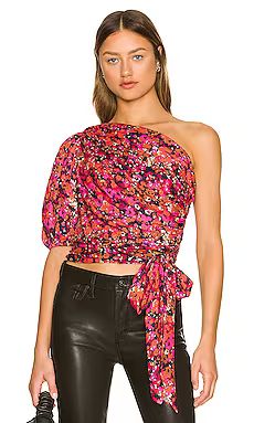 Amanda Uprichard Bexley Top in Bloomessence from Revolve.com | Revolve Clothing (Global)