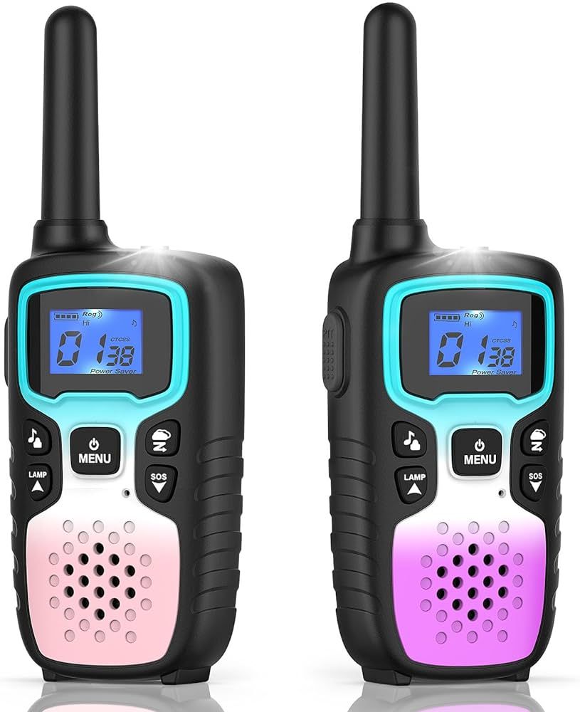 Wishouse Walkie Talkies for Kids Adults Long Range,Birthday Gift for 4-12 Year Old Girls Boys,Cam... | Amazon (US)