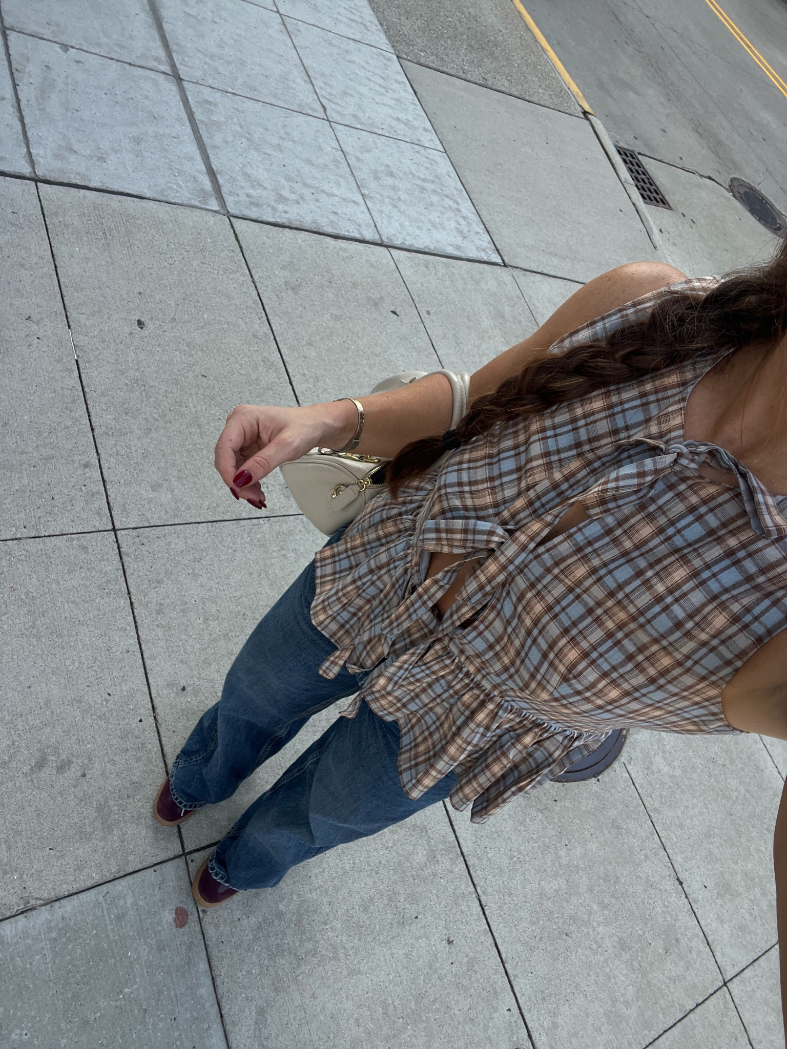 Fall transitional outfit 