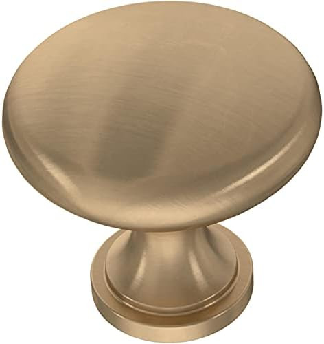 Amerock | Cabinet Knob | Champagne Bronze | 1-1/4 inch (32 mm) Diameter | Edona | 1 Pack | Drawer Knob | Cabinet Hardware | Amazon (US)