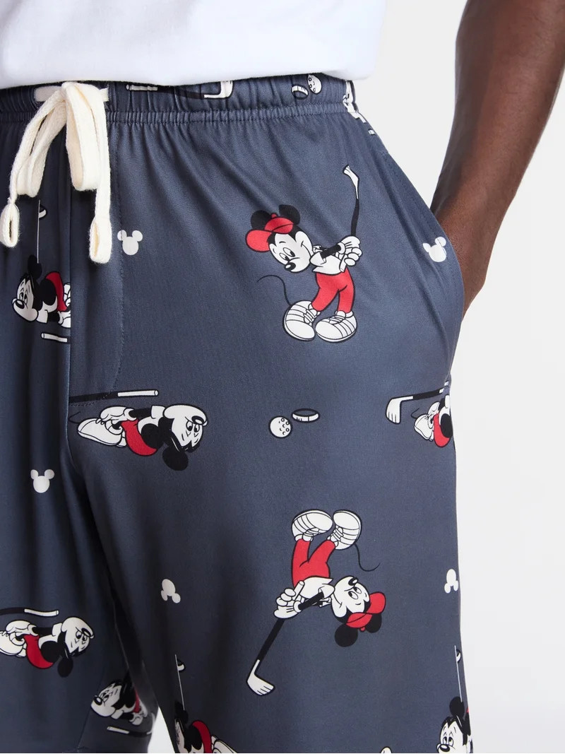 Mickey Mouse Men's Golf Lounge Shorts, Sizes S-2XL - Walmart.com | Walmart (US)