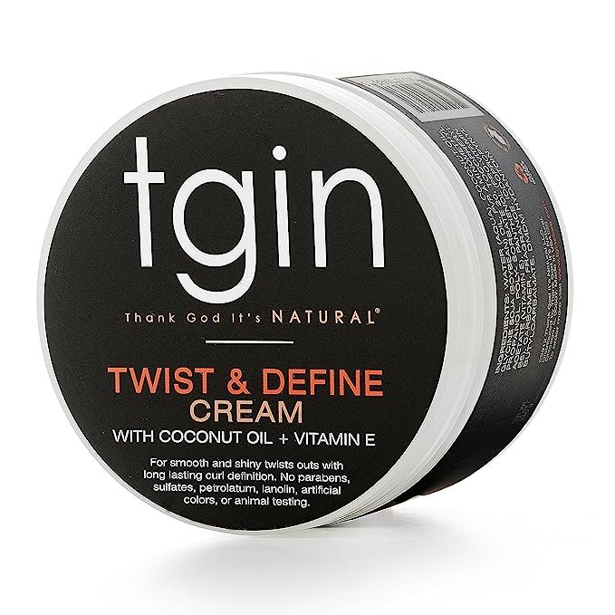 Tgin Twist & Define Cream For Natural Hair - Dry Hair - Curly Hair - 12 Oz | Amazon (US)