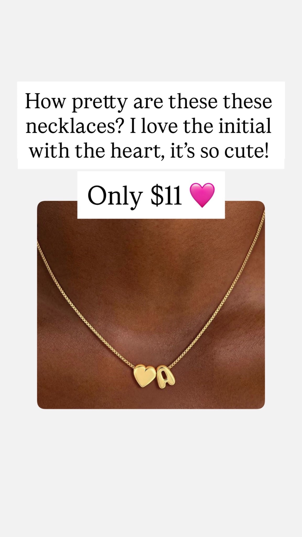Prettiest initial necklace 🩷

#LTKootd