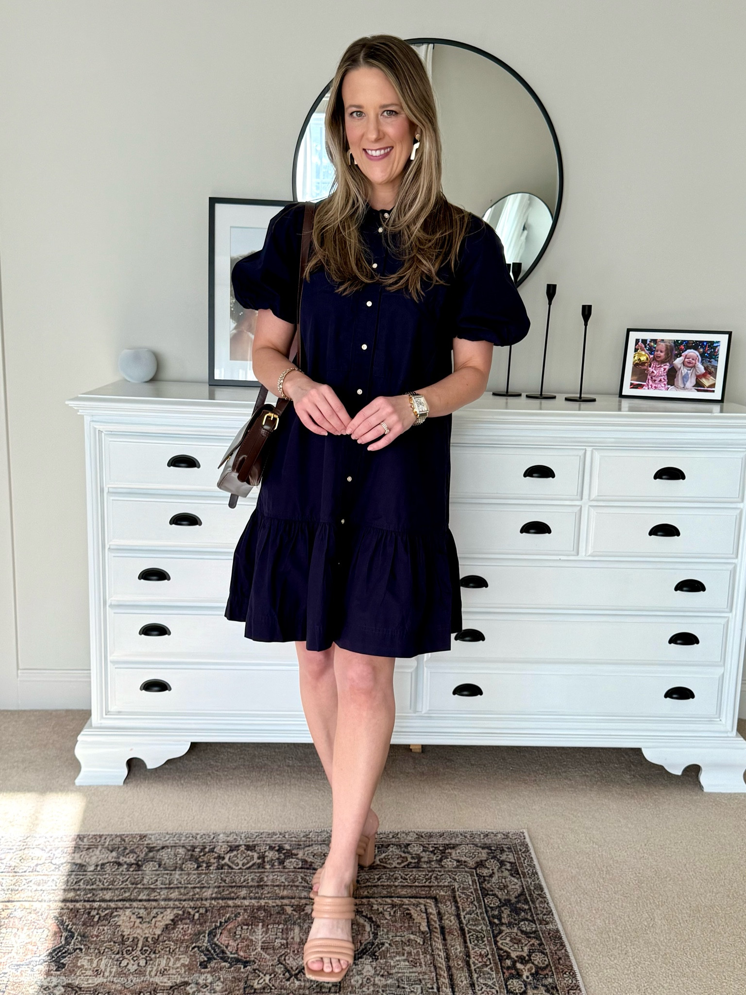 Walmart dress that’s nursing-friendly. It’s even better in person. It definitely has a Tukernuck look. 

It looks black here but this is the navy. 

I’m wearing an XS 

Nursing friendly workwear | Button Down Dress | Walmart Spring Fashion | Walmart Dress | Free Assembly Dress | Spring Workwear 

#LTKFindsUnder50 #LTKStyleTip #LTKWorkwear