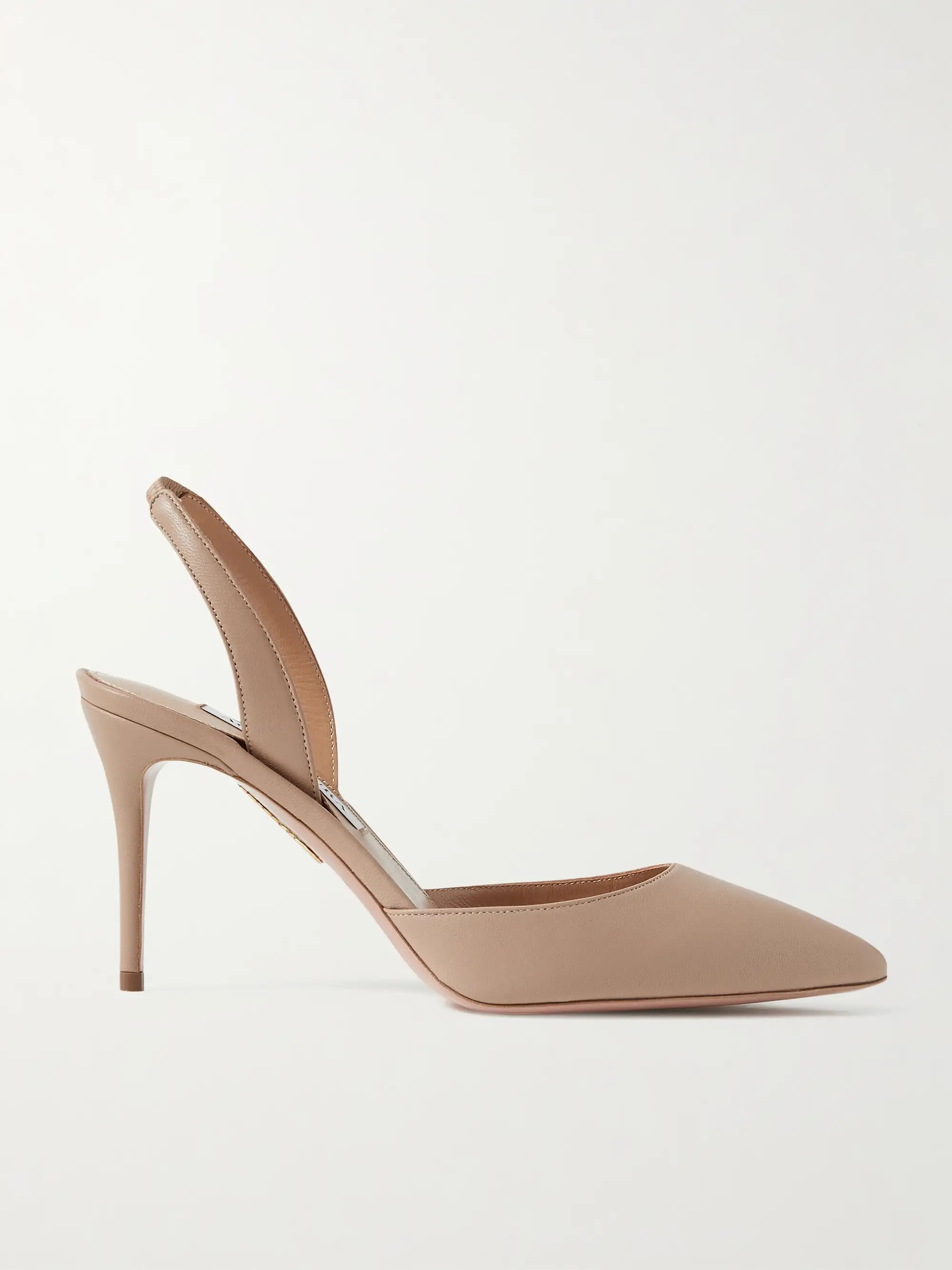 So Nude 85 leather slingback pumps | NET-A-PORTER (US)