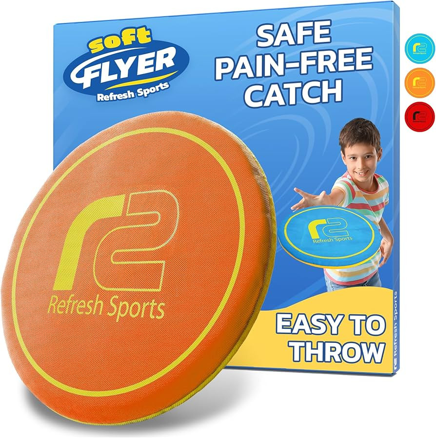 Fun Flying Toy for Kids, Teens, and Adults - Beach Soft Disc, Durable Design Floats On Water - Us... | Amazon (US)