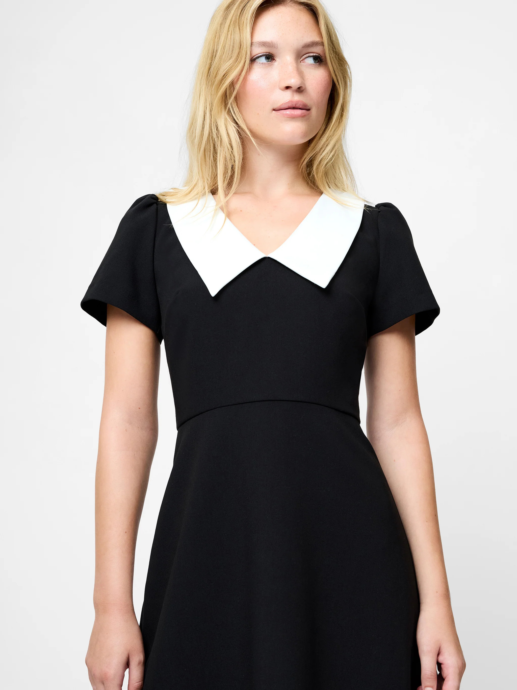 Azra Short Sleeve Collar Dress | French Connection (US)