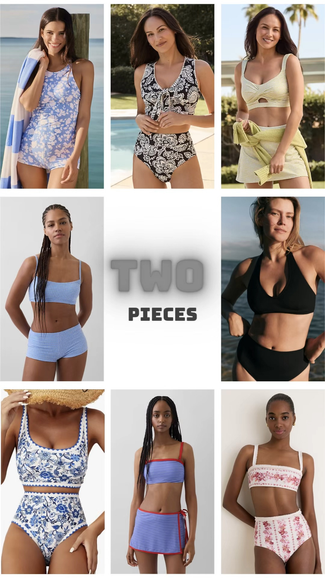 Looking for a flattering two piece swimsuit? Check out these finds. They offer a youthful vibe without showing too much skin! Perfect for your summer vacation or neighborhood swimming pool! 

#LTKSwim #LTKOver40 #LTKTravel