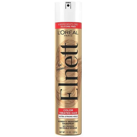 L Oreal Paris Elnett Satin Extra Strong Hold Hairspray - Color Treated Hair 11 Ounce (1 Count) (Packaging May Vary) | Walmart (US)