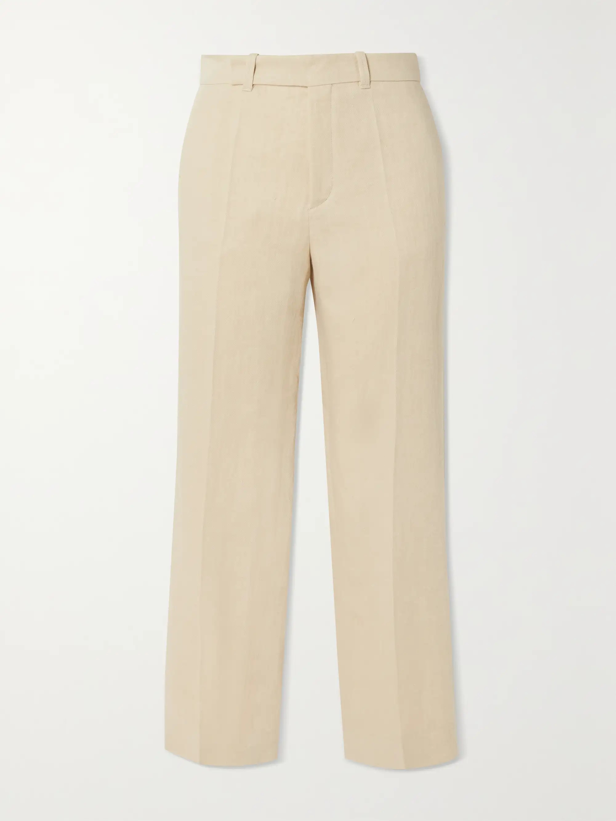 Linen tapered pants | NET-A-PORTER (US)