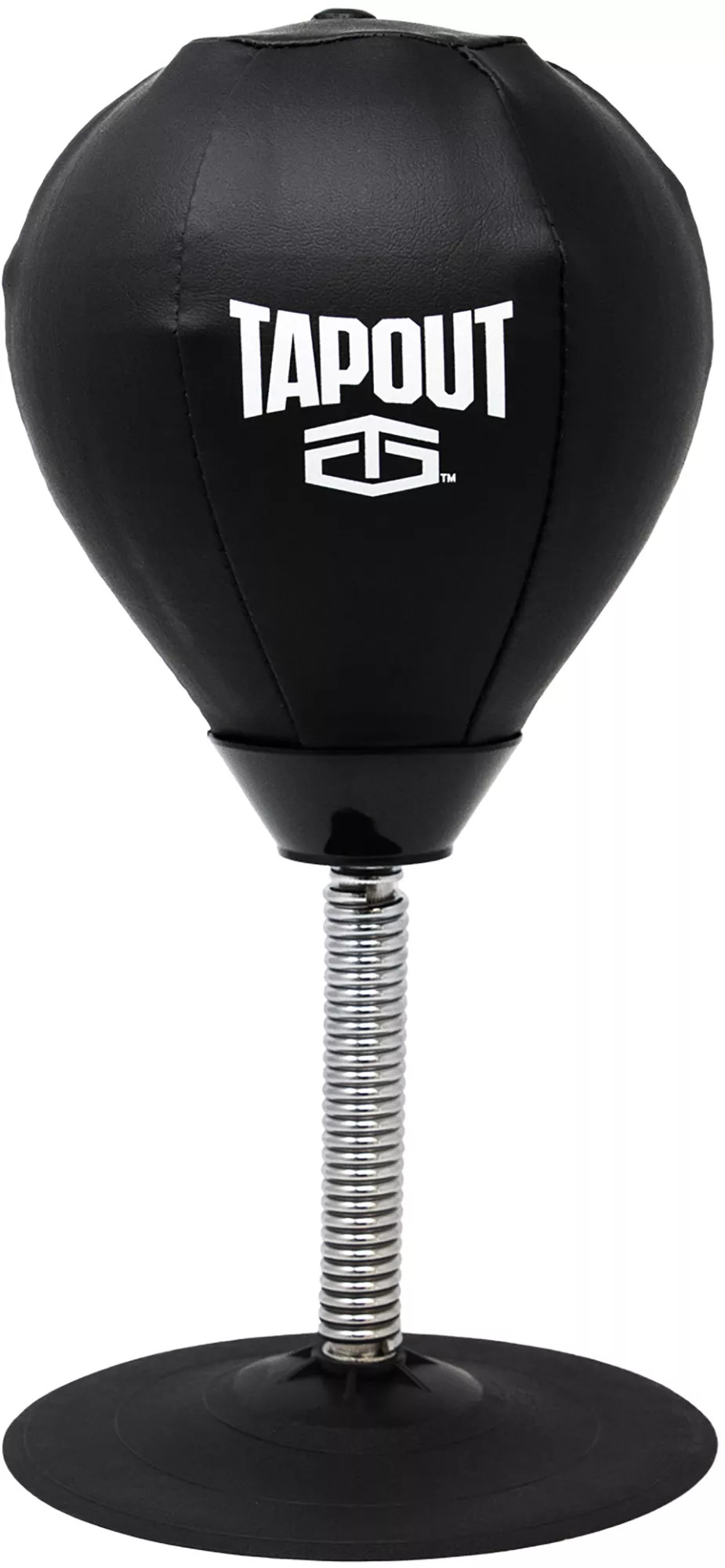 Tapout Desktop Punching Bag, suction base desk punching ball on a heavy-duty spring