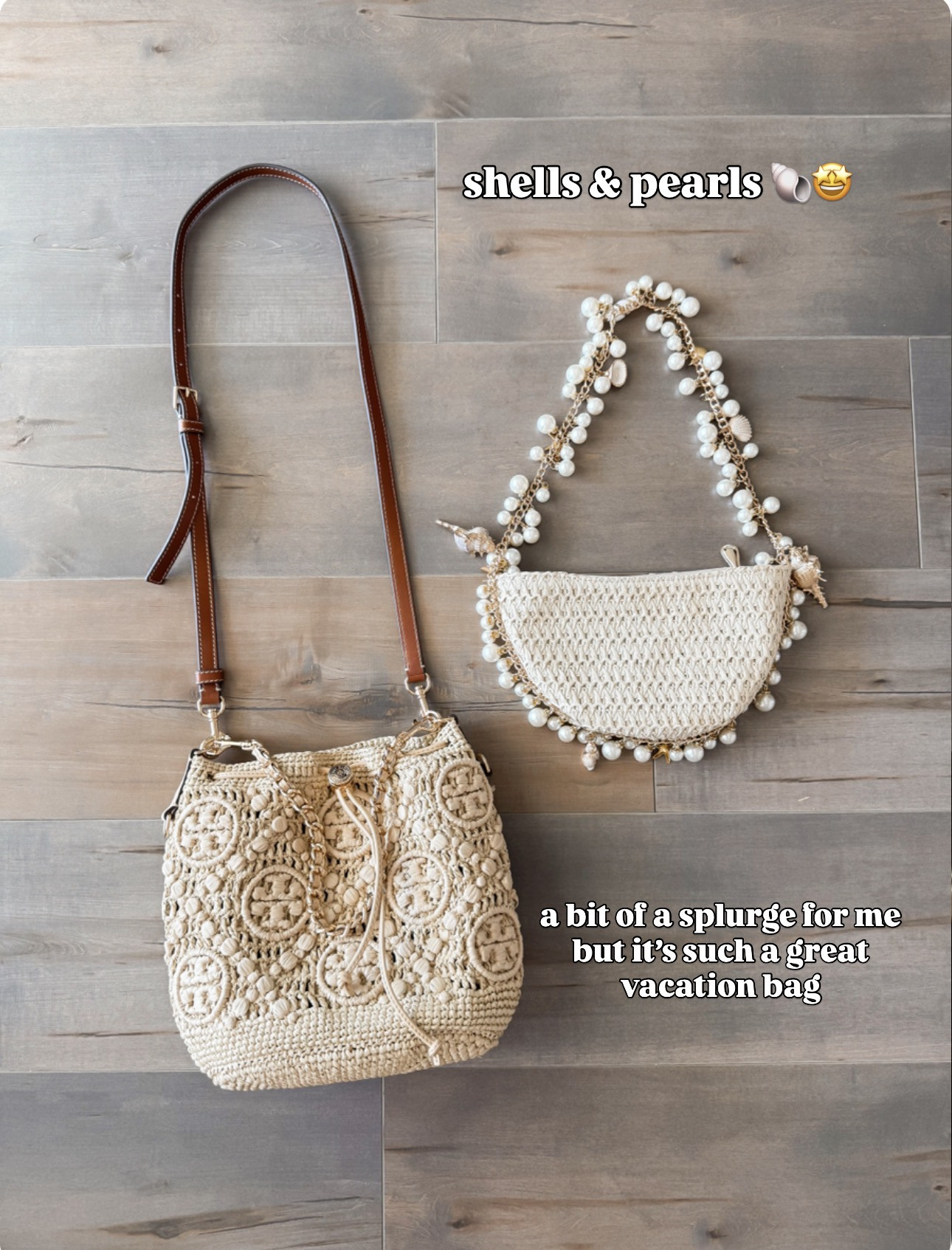 New straw bags for spring and summer 🐚

Amazon accessories, handbag, crossbody, Tory Borch, pearl detail, neutral finds, fashion finds, vacation ready, beach vacation, warm weather outfit. 

 #LTKootd #LTKSeasonal #LTKTravel