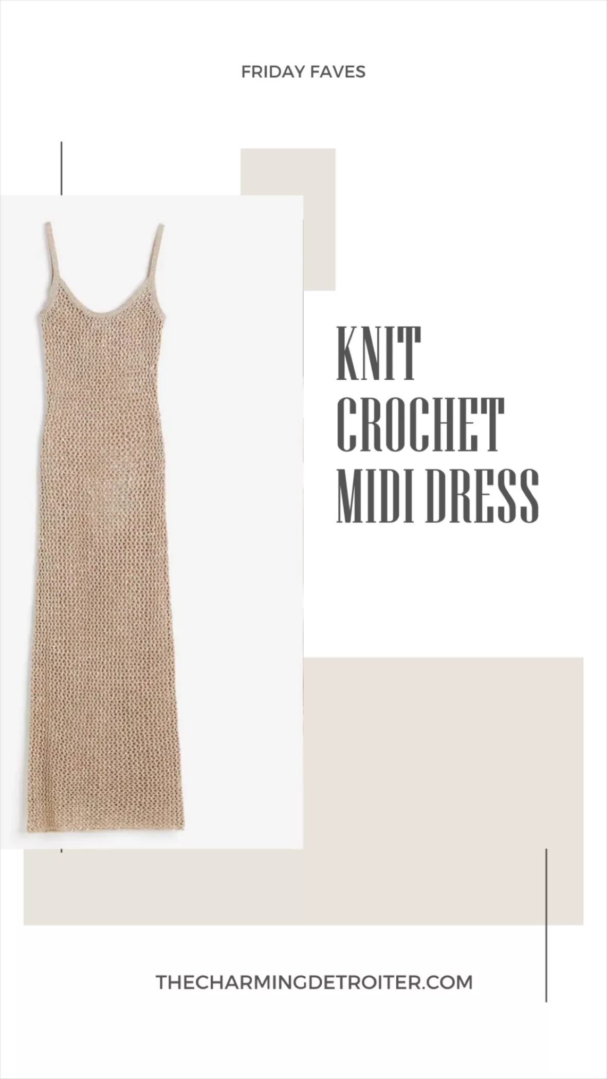 Crochet-look dress curated on LTK