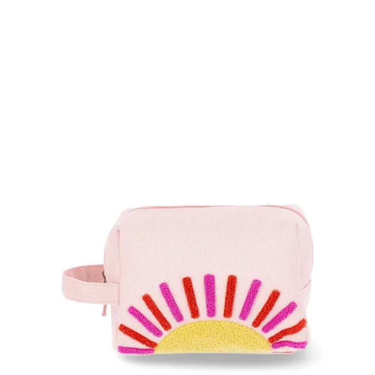 No Boundaries Woven Sunshine Pouch, Pink | Walmart (US)