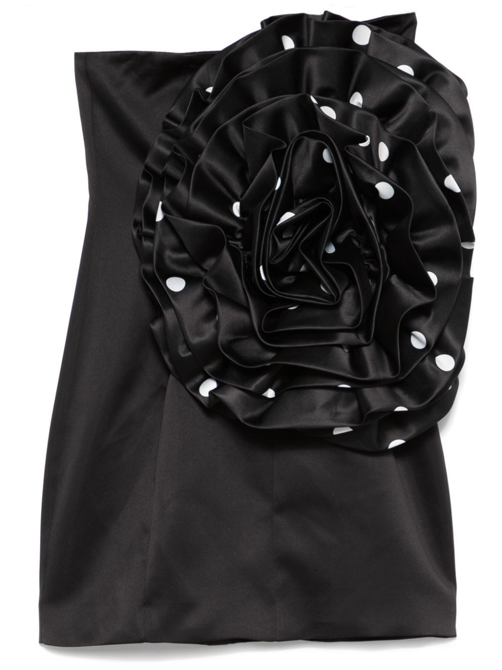 ROTATE BIRGER CHRISTENSEN Big Flower mini dress - Black | Farfetch Global