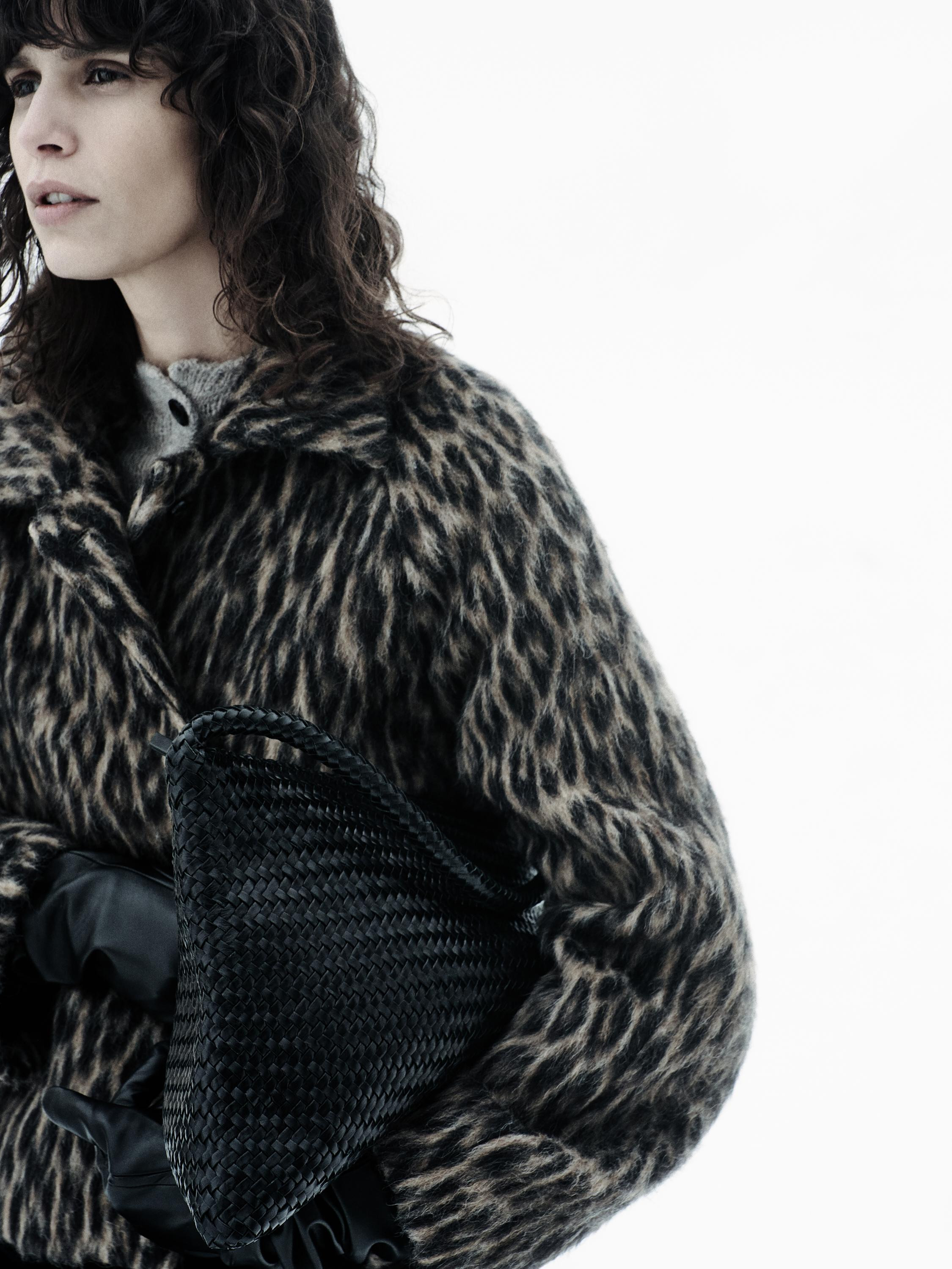 Braided nappa leather bag | Massimo Dutti UK