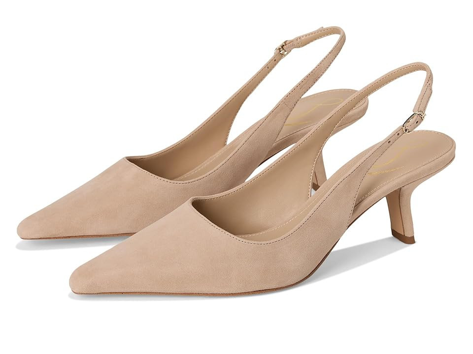 Sam Edelman Bianka Sling Women's Shoes Cappuccino : 5.5 M, Synthetic | Zappos
