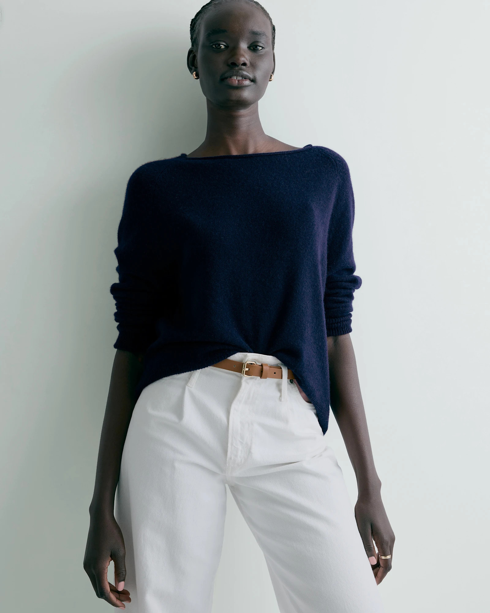 Mongolian Cashmere Boatneck Sweater | Quince