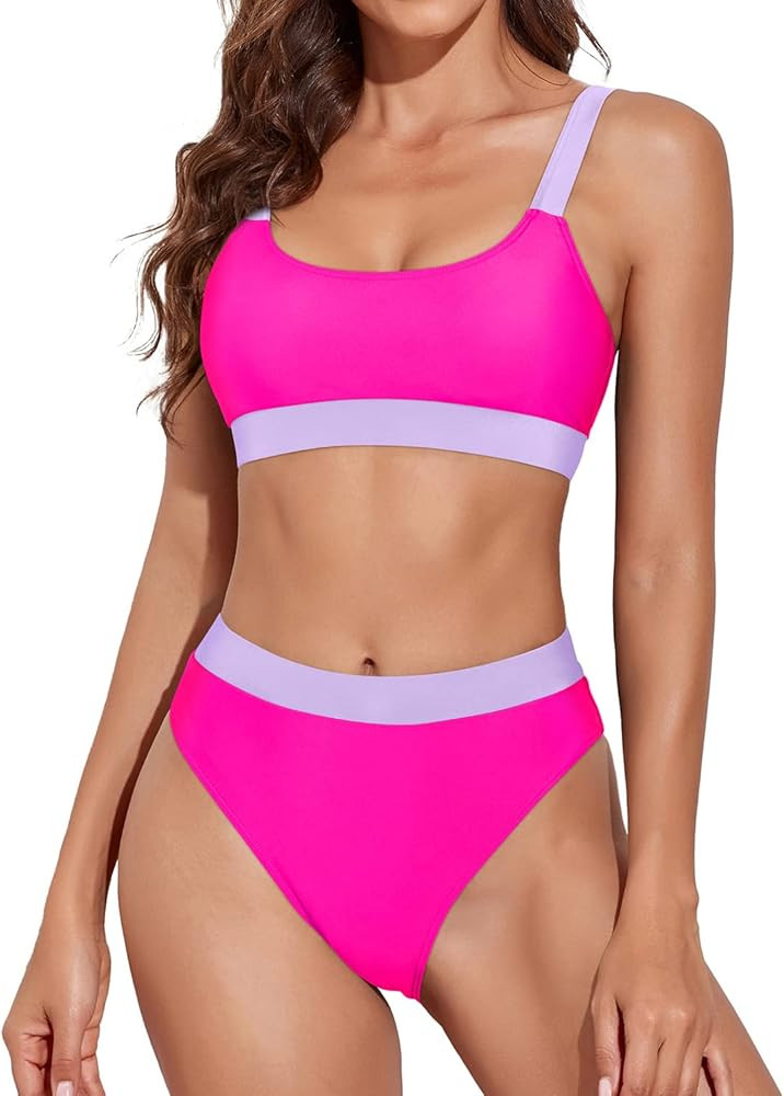 Women Two Piece High Waistes Bikini  | Amazon (US)