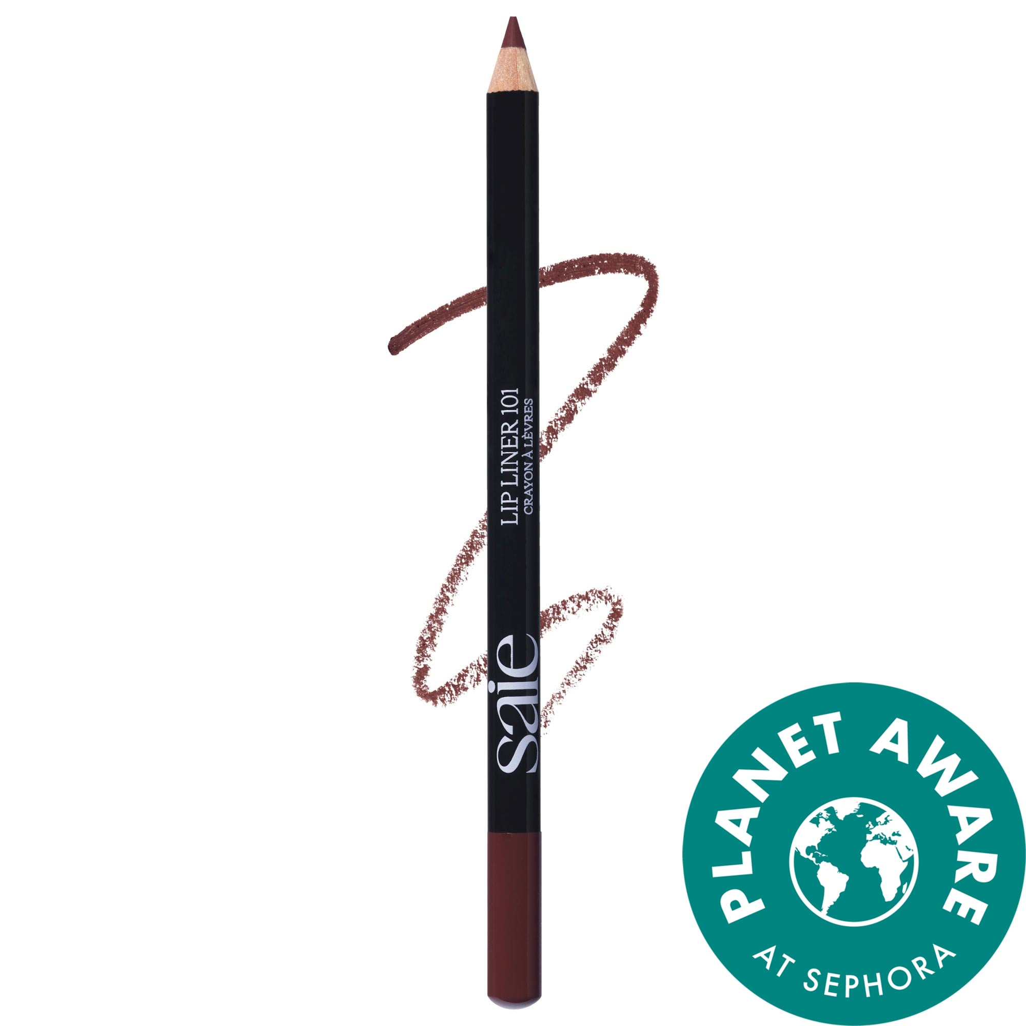 Saie Lip Liner 101: Creamy & Nourishing Lip Pencil Fling .05 oz/1.41 g | Sephora (US)