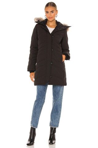 Canada Goose Lorette Parka with Removable Fur Ruff in Black from Revolve.com | Revolve Clothing (Global)
