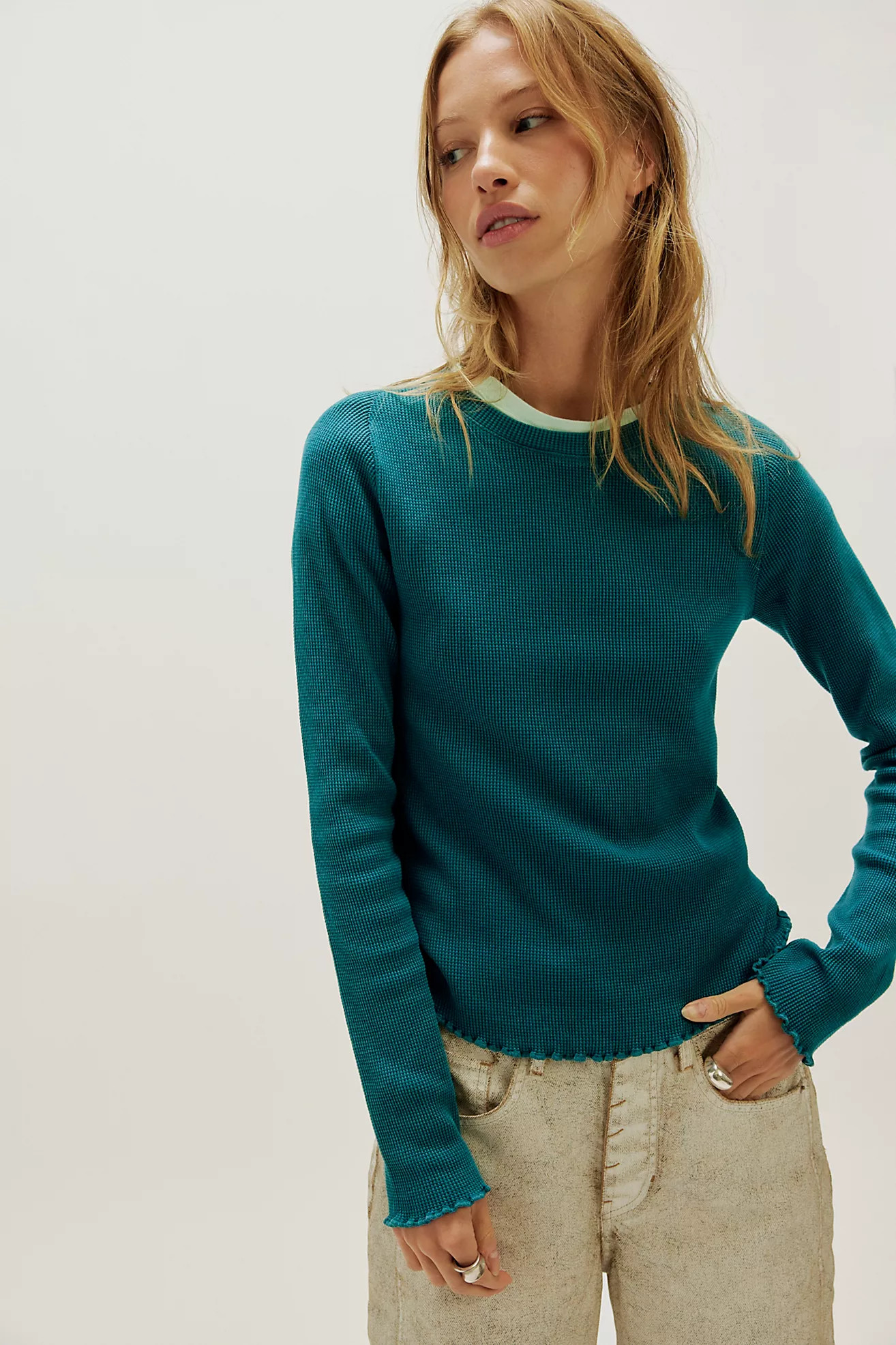 We The Free Easy Does It Long Sleeve Tee | Free People (Global - UK&FR Excluded)