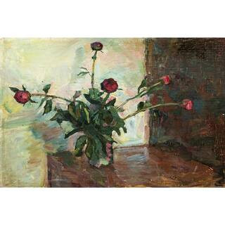 "Love and Thorns" by Marmont Hill Unframed Canvas Nature Art Print 20 in. x 30 in. GRAC... | The Home Depot