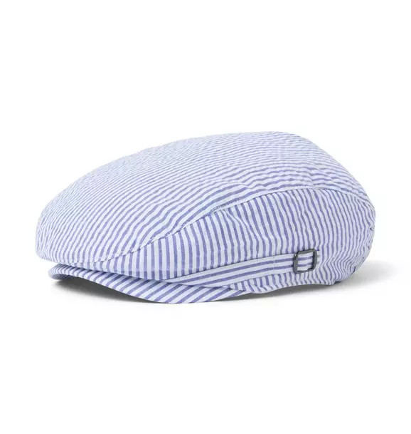 Striped Seersucker Newsboy Cap | Janie and Jack