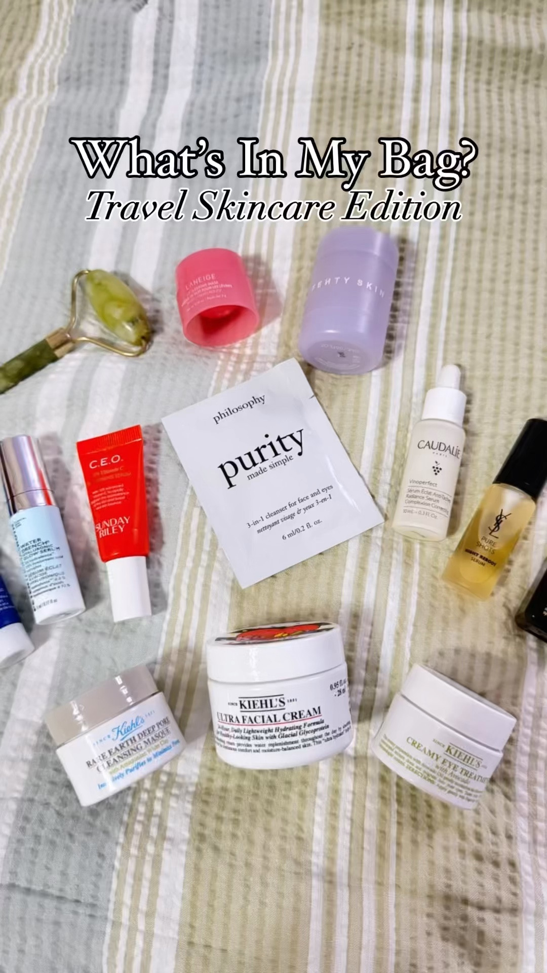 Skincare routine on point - even on the go! ✈️🌴🧖🏾‍♀️Can't leave home without these trusty travel-sized essentials. 

#LTKBeauty #LTKTravel