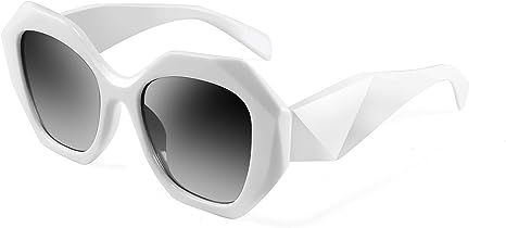 FEISEDY Retro Cateye Sunglasses Women Oversized Vintage Cat Eye Shades UV400 Lenses B2817 | Amazon (US)