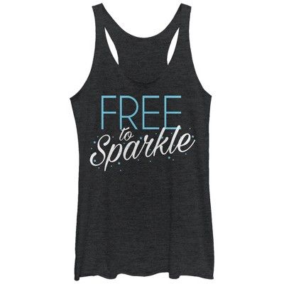 Women's CHIN UP 4th of July Free to Sparkle Racerback Tank Top | Target